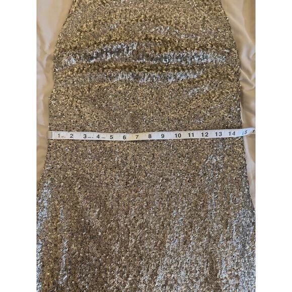 Lovers + Friends Black Gold Sequin Mini Dress (Approx. Size M) - Picture 9 of 11